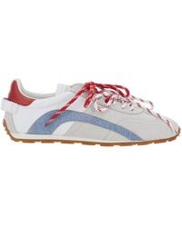 DSquared² - 'Dc-642' Low Top Sneakers With Logo Lettering On The Tongue And Logo Patch On The Back - Lyst