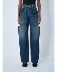 Maison Margiela - Distressed Five-Pocket Jeans - Lyst
