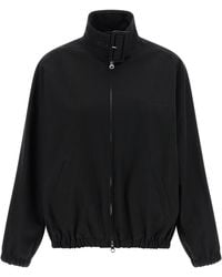 Courreges - 'Buckle Zipped Bomber' Jacket - Lyst