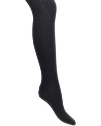 タイツ・ソックス PRADA Ribbed tights Pink ピンク系 PRADA(プラダ) タイツ・ソックス(レディース) - 海外