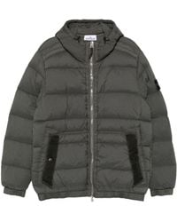 Stone Island - Short Hooded Down Jacket - Lyst