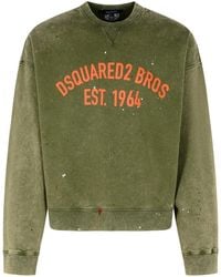 DSquared² - 'Cypro' Cotton Sweatshirt - Lyst