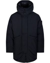 Stone Island - Nylon Parka Coat - Lyst
