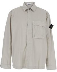 Stone Island - Jacket Cotton Coat - Lyst