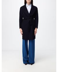Max Mara - Estremo Long Wool And Cashmere Robe Coat With Belt - Lyst