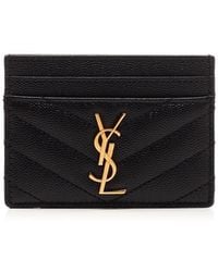 Saint Laurent - Monogram Card Case - Lyst