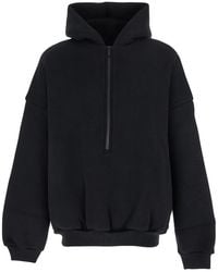 Fear Of God - Sweatshirt With Hood And Dropped Shoulders - Lyst
