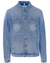 Off-White c/o Virgil Abloh - Off Half Arrow Skate Denim Jacket - Lyst