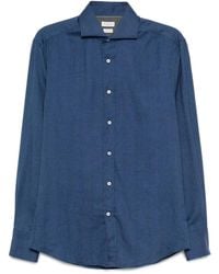 Brunello Cucinelli - Flannel Chevron Shirt - Lyst