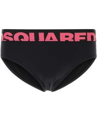 DSquared² - Black Stretch Nylon Swimming Brief - Lyst