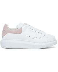 McQueen - Oversized Leather Sneaker With Removable Insole - Lyst