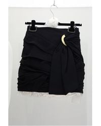 Celine - Draped Mini Skirt - Lyst