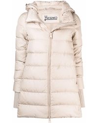 Herno - Zip-Up Hooded Padded Coat - Lyst