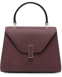 Valextra - Iside Mini Leather Handbag - Lyst