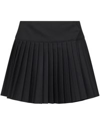 Off-White c/o Virgil Abloh - Gabardine Big Bookish Pleated Mini Skirt - Lyst