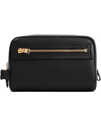 Tom Ford - Full-Grain Leather Toiletry Case With Side Handle - Lyst