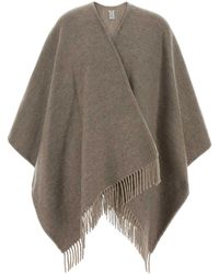 Fendi - Cashmere And Wool Reversible Cape - Lyst