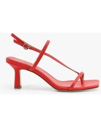 Aeyde - Elise Leather Thong Sandals - Lyst