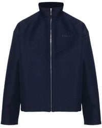 Gucci - Wool Long Sleeve Bomber Jacket - Lyst