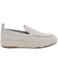 Lanvin - Crusier Suede Slip On Loafers - Lyst