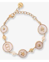Dior - D-Luck Metal Bracelet With Finish - Lyst