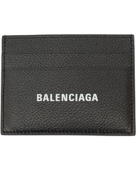 Balenciaga - Card Holder With Logo Lettering On The Front - Lyst