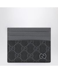 Gucci - Bi-Colour Card Case With Gg Detail - Lyst
