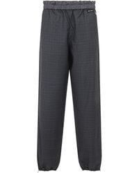 Miu Miu - Straight Leg Trousers - Lyst