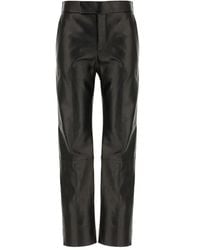 Alberta Ferretti - Leather Pants - Lyst