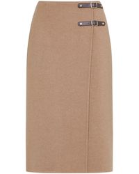 Max Mara - Midi Skirts Nude & Neutrals - Lyst