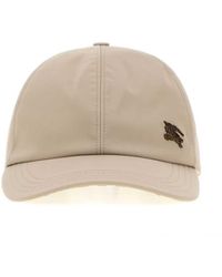 Burberry - Cappuccino Stretch Nylon Baseball Cap - Lyst