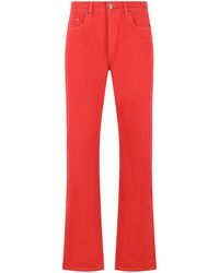 Versace - Cotton Straight Jeans - Lyst