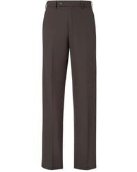 Fendi - Cigarette Wool Trousers Clothing - Lyst