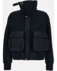 Sacai - Sponge Sweat Hybrid Blouson - Lyst