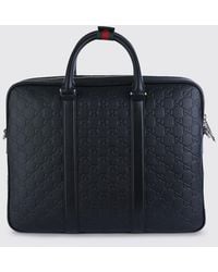 Gucci - Gg Calfskin Business Bag - Lyst