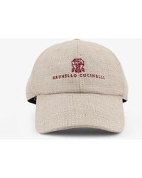 Brunello Cucinelli - Silk, Linen And Wool Hat - Lyst