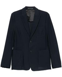 Giorgio Armani - Icon Single-Breasted Blazer Jacket - Lyst