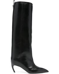 The Attico - Leather Boots 'Lea' - Lyst