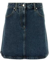 Givenchy - Denim Skirt - Lyst