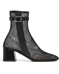 Alaïa - Alaia Fishnet 55 Boots - Lyst