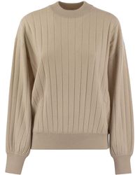Brunello Cucinelli - Cashmere V-Neck Sweater With Necklace - Lyst
