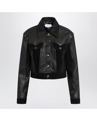 Versace - Slim Leather Blouson - Lyst