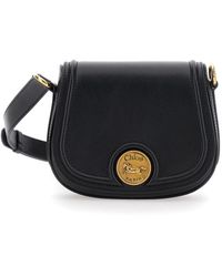 Chloé - Chloã 'Horse Medal' Shoulder Bag With Adjustable And Removable Shoulder Strap And Logo Plaque On The Front - Lyst