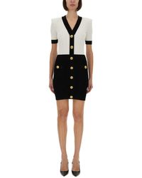 Balmain - Knitted Dresses - Lyst