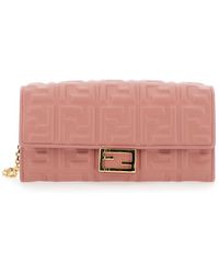 Fendi - Â€Œcontinentalâ€ Mini Bag With All-Over Ff Pattern - Lyst