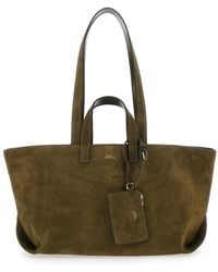 A.P.C. - Â€Œle Drummerâ€ Shopper With Four Handles And Logo Lettering On The Front - Lyst
