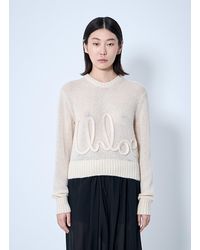 Chloé - Chloã Logo Motif Sweater - Lyst