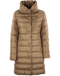 Fay - Long Down Jacket With Hook - Lyst
