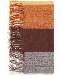 Dries Van Noten - Striped Scarf With Fringes - Lyst