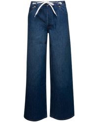 A.P.C. - Wide Leg Jeans - Lyst